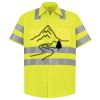 Men's High Visibility Safety Short Sleeve Work Shirt Thumbnail