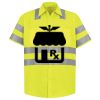 Men's High Visibility Safety Short Sleeve Work Shirt Thumbnail