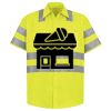 Men's High Visibility Safety Short Sleeve Work Shirt Thumbnail