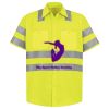 Men's High Visibility Safety Short Sleeve Work Shirt Thumbnail