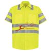 Men's High Visibility Safety Short Sleeve Work Shirt Thumbnail