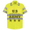 Men's High Visibility Safety Short Sleeve Work Shirt Thumbnail