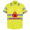 Men's High Visibility Safety Short Sleeve Work Shirt Thumbnail