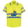Men's High Visibility Safety Short Sleeve Work Shirt Thumbnail