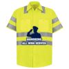 Men's High Visibility Safety Short Sleeve Work Shirt Thumbnail