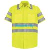Men's High Visibility Safety Short Sleeve Work Shirt Thumbnail